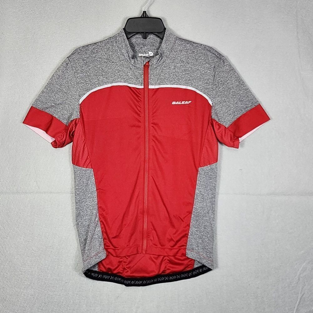 Baleaf Cycling Jersey Mens Size Medium Full Zip Short Sleeve